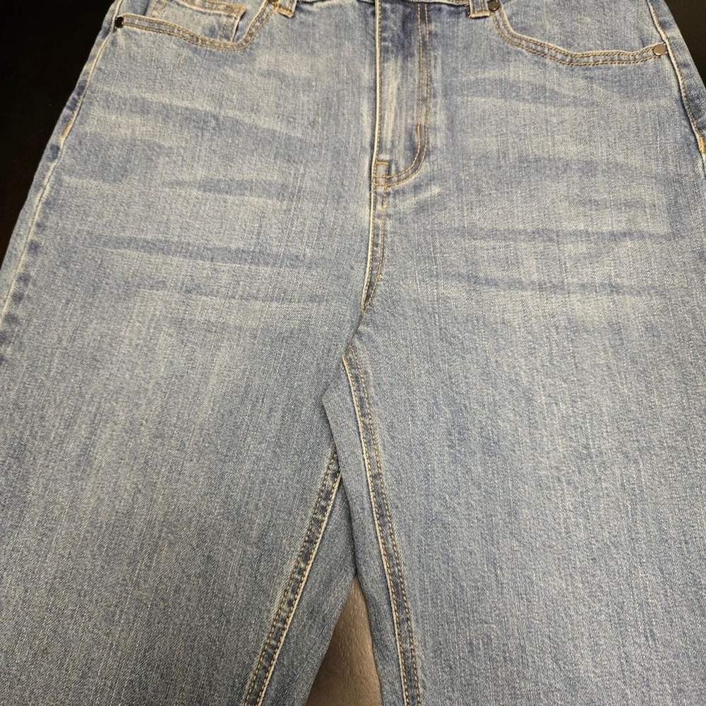 Kittenish x Flag & Anthem High Rise Straight Leg Jeans - Size 4